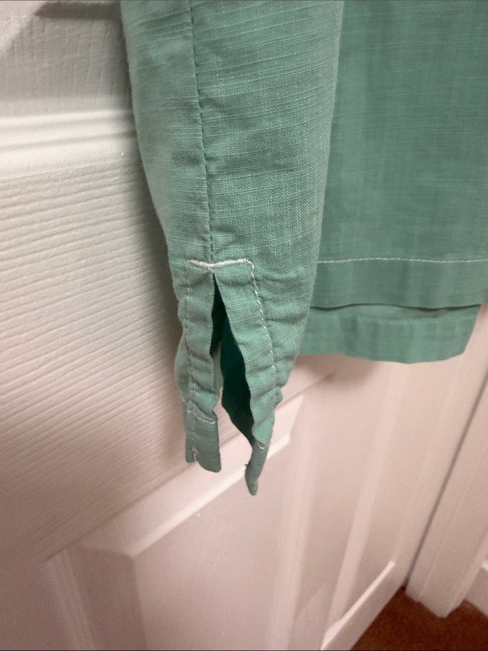 Tommy Bahama Aqua/Green Short-Sleeve Button-Down Shirt 100% Cotton - size XL - Picture 5 of 12